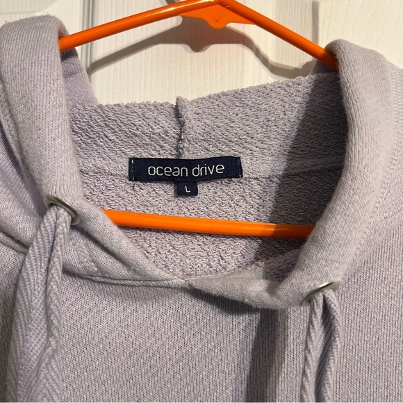 Ocean Drive Women's Hoodie Sweater - Soft Lavender - Picture 5 of 7